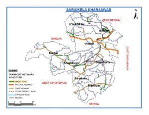 Seraikela map