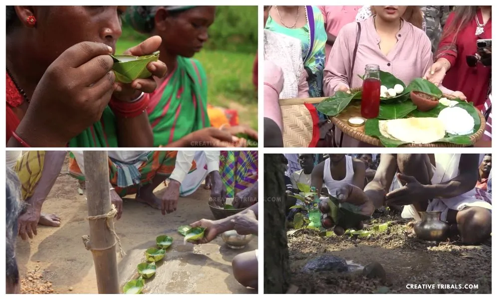 use of Pattal Dona / leaf plate